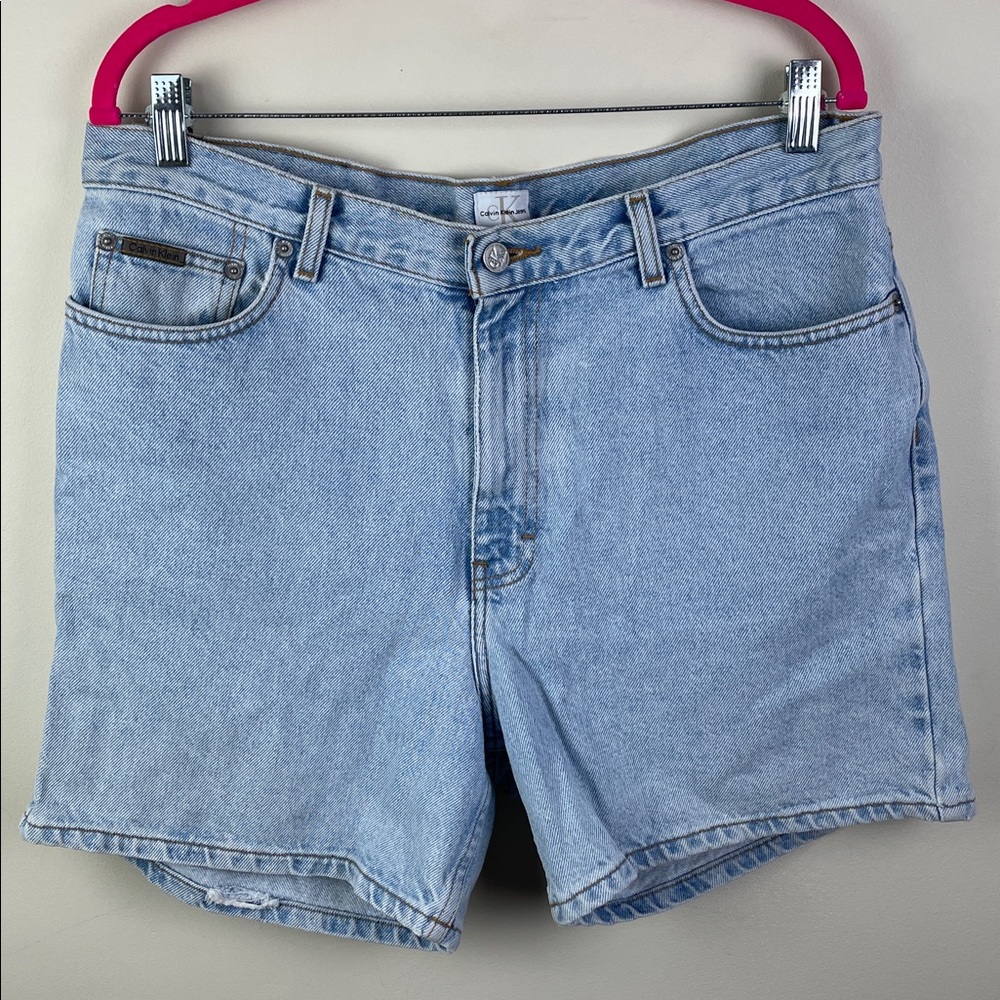 Calvin Klein Jeans Light Blue Denim Jean Shorts